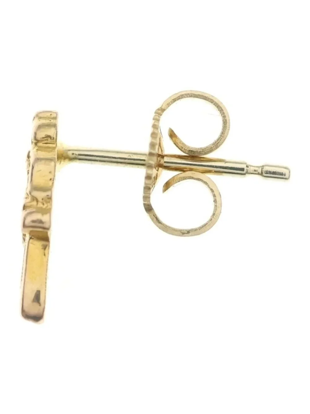 Chrome Hearts 22k Stack Dagger Stud Earrings Gold